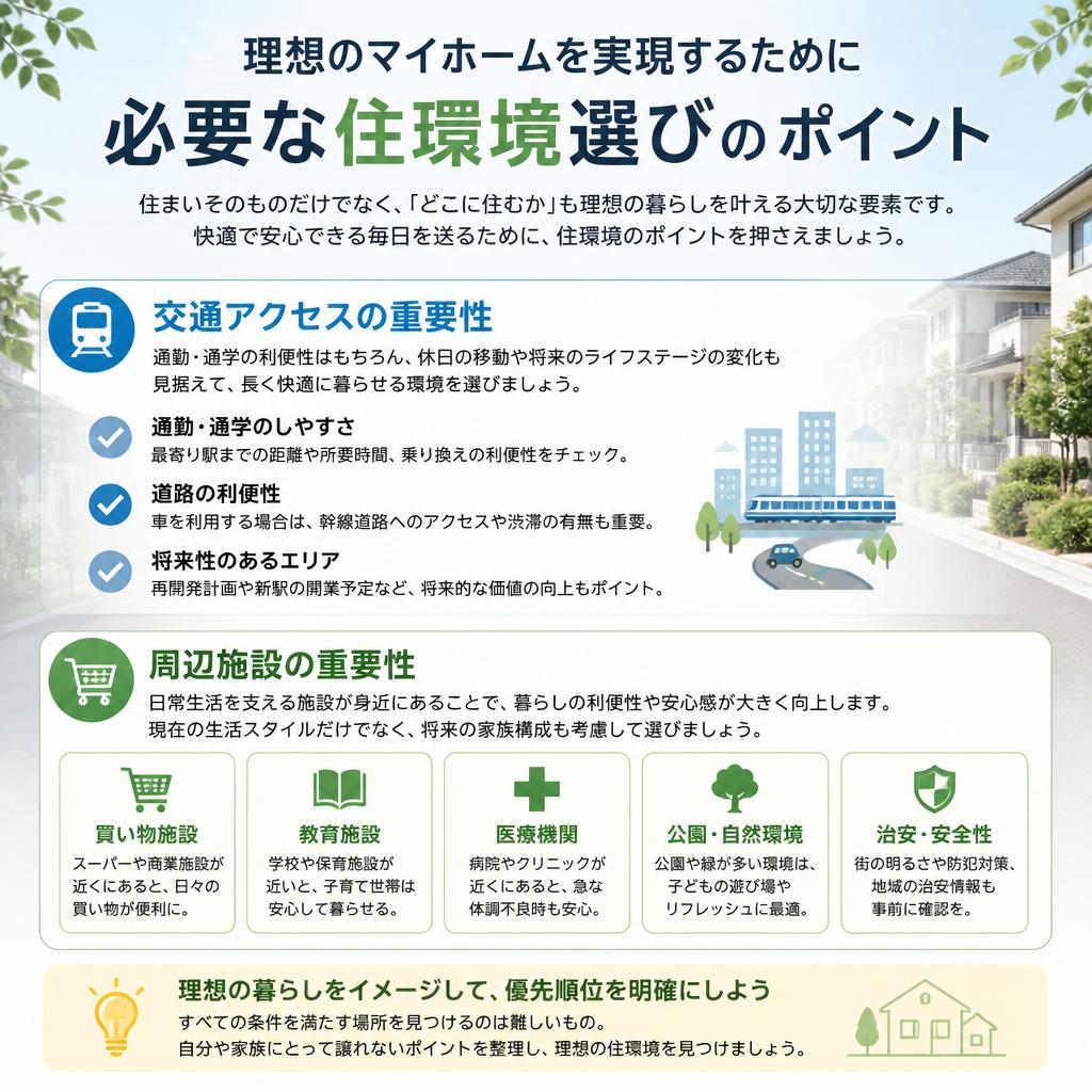 住環境選びのポイント