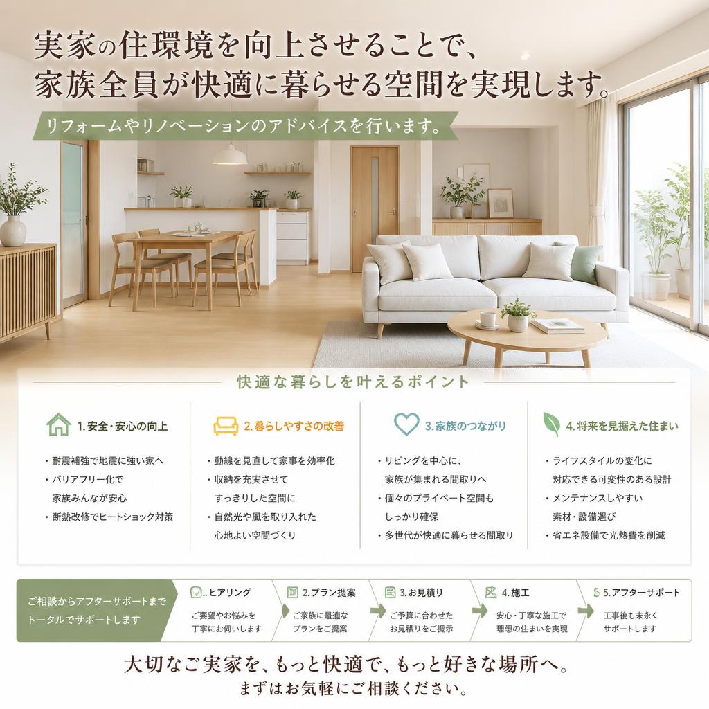 充実した住居の実現