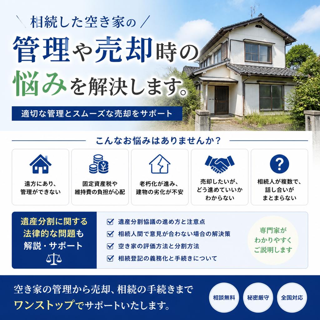 遺産分割と空き家問題