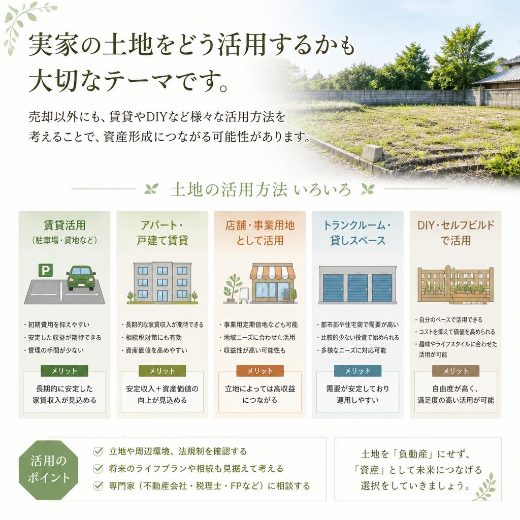 土地の活用方法