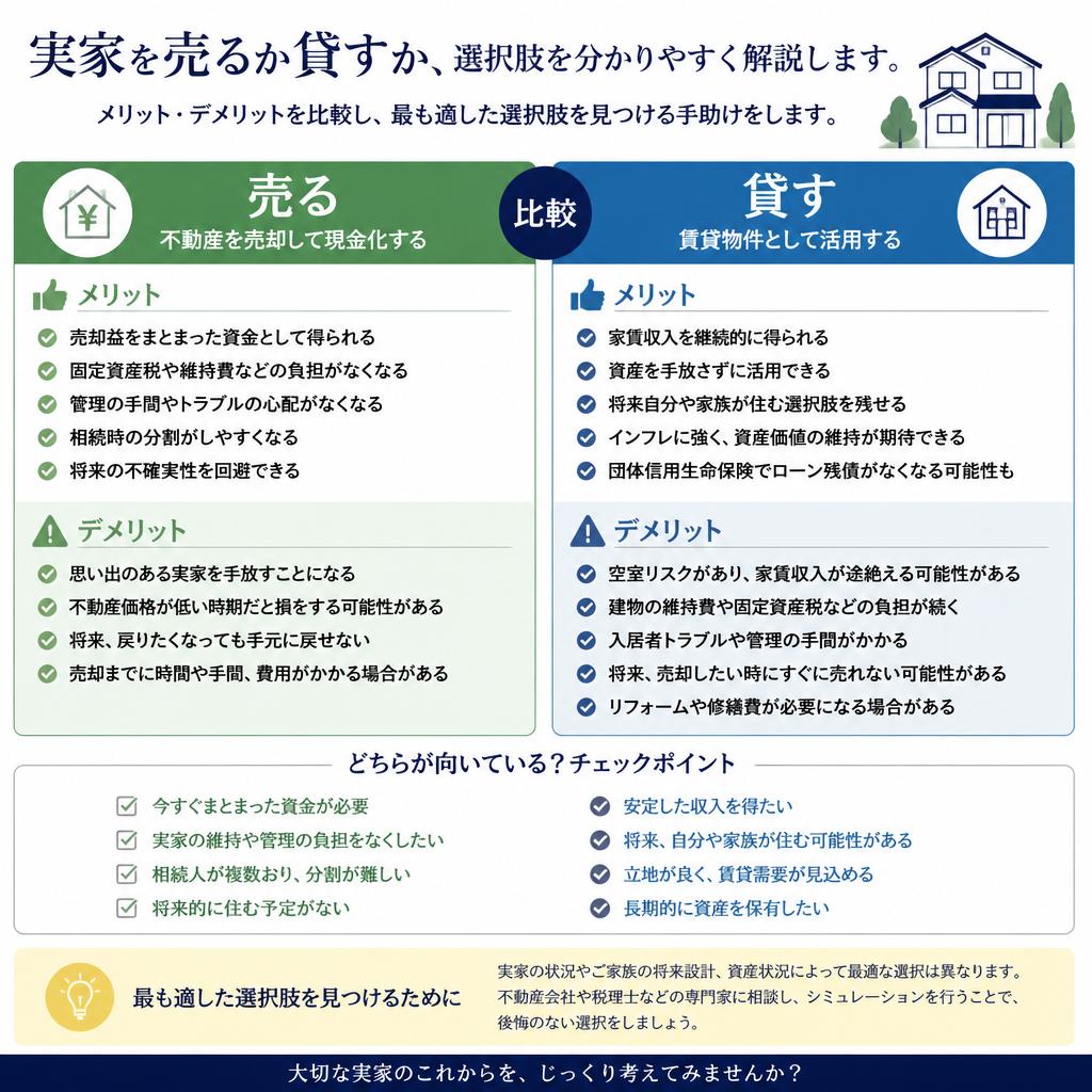 売るべきか、貸すべきか
