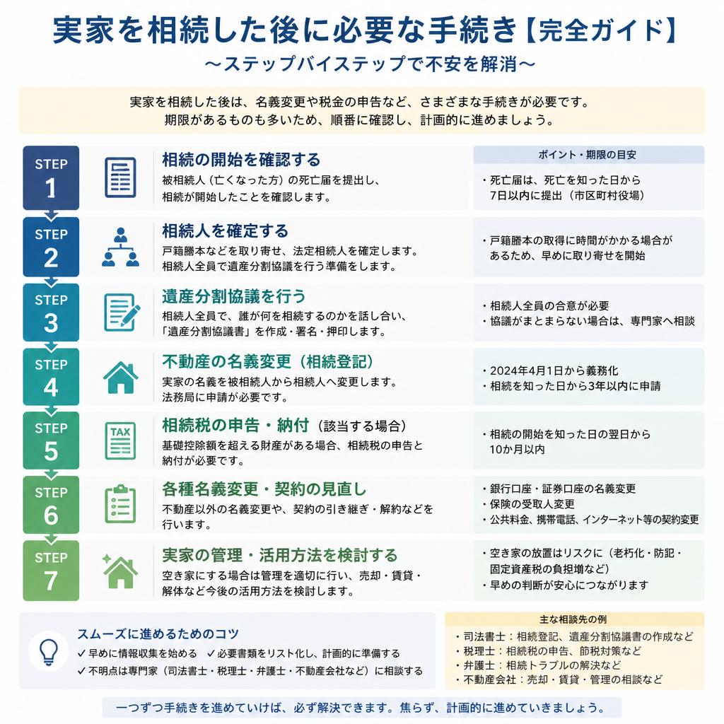 相続手続きの流れ