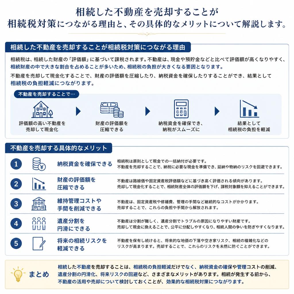 相続税対策と売却のメリット